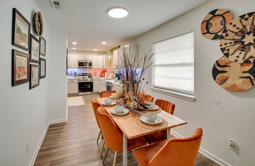 Hot Springs Condo | Stylish Hot Springs Condo with Pool & Spa - Close to Downtown!