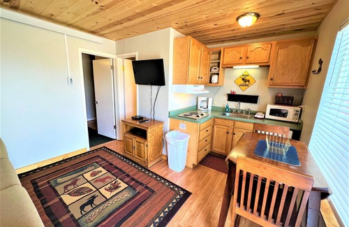 Custer Cabin | Top-Rated Moose Cabin at Ponderosa Place with Kitchen