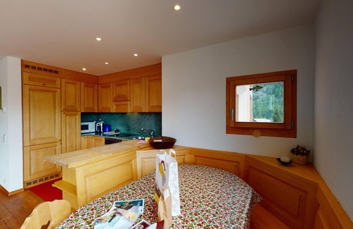 Pontresina Apartment | Spacious 3-Room Apartment with Kitchen & Wheelchair Access
