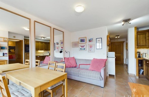 Les Eucherts Apartment | Inviting Family Retreat in La Rosiere with Kitchen Access