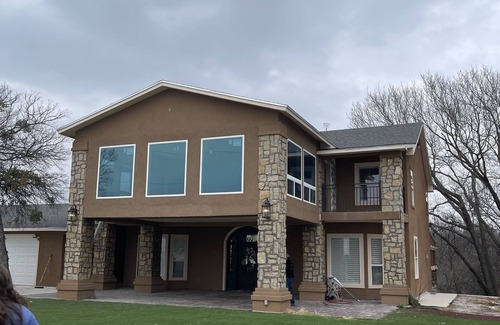 Lake Bridgeport House | 3 Story Lake house with views of lake front and back. Great for family gathering