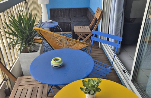 La Grande-Motte Apartment | Ideally Located Hotel 300m from Point Zero Beach