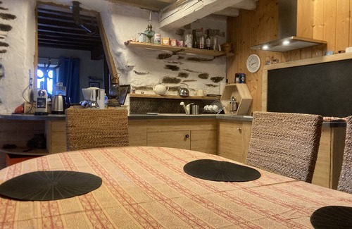 Villard-Reculas House | Historic 1743 House with Balcony, Steps from Ski Lifts