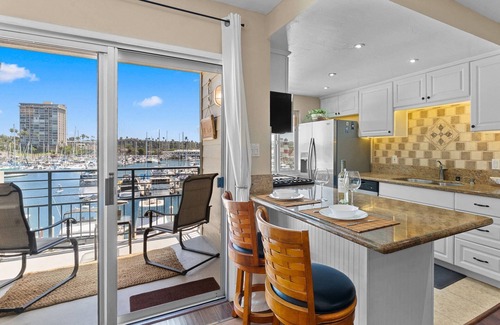 Townsite Condo | 302B Amazing Location! Gorgeous Marina Views! Steps from Top Rated Harbor Beach