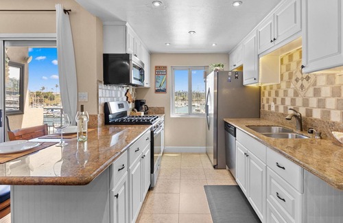 Townsite Condo | 302B Amazing Location! Gorgeous Marina Views! Steps from Top Rated Harbor Beach