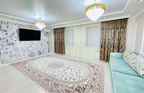 Atyrau Apartment | Elegant Apartment with Spa Access and 8.3/10 Guest Rating