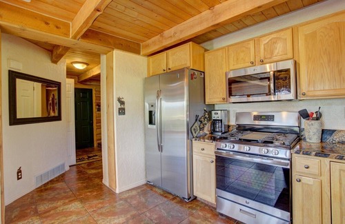 Three Peaks House | Inviting Log Home with Pool, Spa & Loft Near Ski Resorts