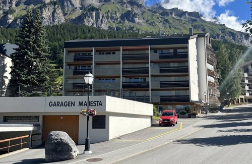 Leukerbad Apartment | Pet-Friendly Majesta Leukerbad Apartment with Kitchen Access