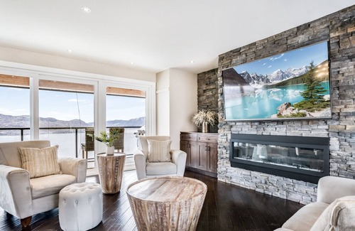 Central Okanagan House | Stunning Lake Views with Pool and Hot Tub Retreat