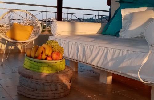 Kournas House | 360 Panorama House: Ocean View Retreat with Starry Nights