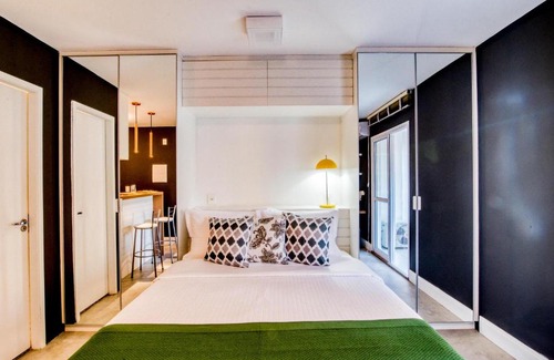 Vila Buarque Apartment | Inviting 360 Suítes Vibe República - Modern Furnished Apartments