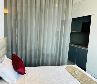Noida Apartment | Explore 37th Sky-View: Pet-Friendly Family Retreat