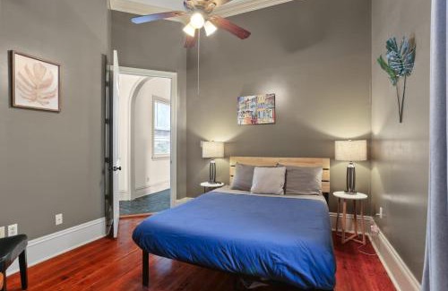 Faubourg Delassize House | Cozy 3BD Home Steps to Saint Charles with Gated Parking
