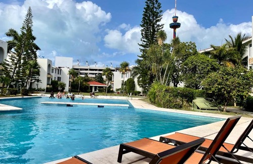 Zona Hotelera Apartment | Inviting 3BR Condo with Pool in Hotel Zone - Pet Friendly!