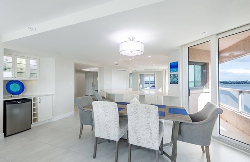 Sand Key Condo | Beachfront Oasis: 3BR with Panoramic Ocean Views & Pool