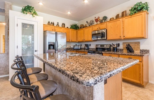 Augusta Ranch House | Discover 'Mesa Haven': Heated Pool & Golf Course Retreat