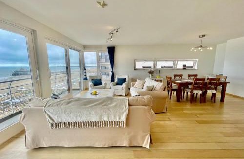 Blankenberge Apartment | Oceanfront 3BR Zeedijk Apartment with Private Beach Access