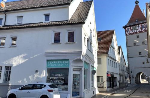 Waiblingen House | 3D Smart TV, Zimmer mit Babybett und Arbeitsplatz im Stadtzentrum