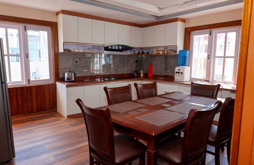 Kathmandu Apartment | 3LDK, 2 private rooms, 1 shared room, spacious kitchen, meeting room, and parking space.