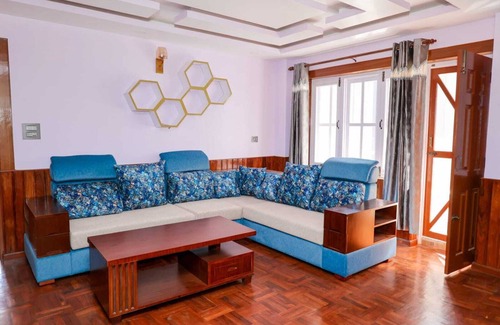 Kathmandu Apartment | 3LDK, 2 private rooms, 1 shared room, spacious kitchen, meeting room, and parking space.