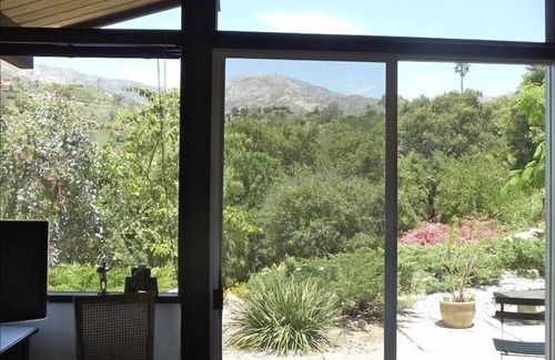Mission Canyon House | Unforgettable Nature Lovers Glass House with Ocean Views