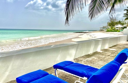 Oistins House | Oceanfront Villa with Private Pool Near St. Lawrence Gap