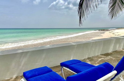 Oistins House | Oceanfront Villa with Private Pool Near St. Lawrence Gap