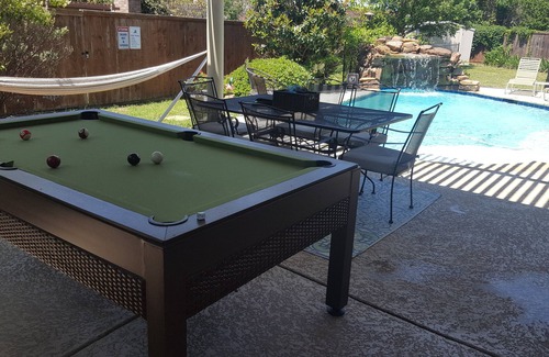 McKinney House | Elegant 4 Bedroom Retreat with Private Pool & Game Area
