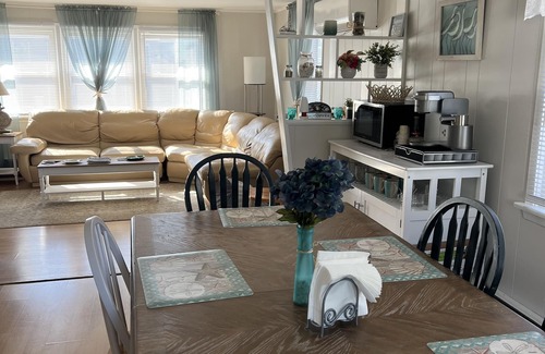 Surf City House | Steps from the Beach: Renovated Duplex with Pool & Spa