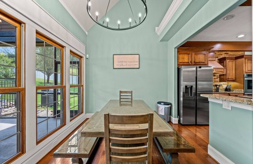 Sevierville Cabin | Ultimate Retreat: 4 King Beds, Private Pool & Game Room!