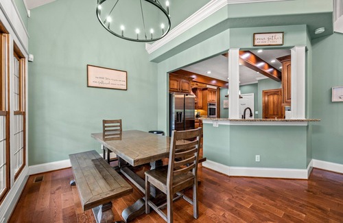 Sevierville Cabin | Ultimate Retreat: 4 King Beds, Private Pool & Game Room!