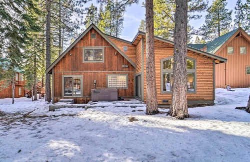 Truckee Cottage | Cozy Tahoe Donner Home with Private Hot Tub & Pool