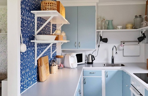 Varberg Municipality House | Cozy 4-Person Holiday Home in Varberg with Kitchen Access
