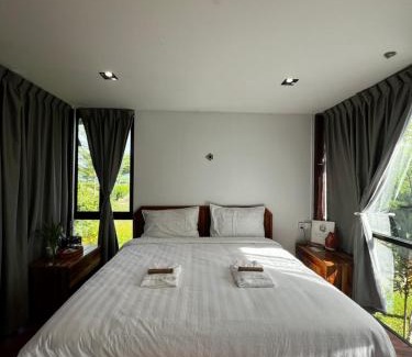 Tawau Cabin | Serene Minimalistic Rooms at Sunset Lodge - Eco Valley Retreat