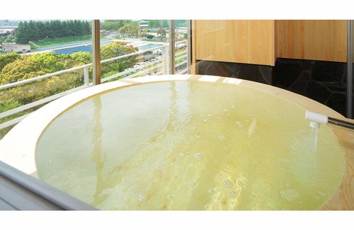 Nagahama Hotel | Comfortable 1-Bedroom Hotel with Kitchen for Two Guests