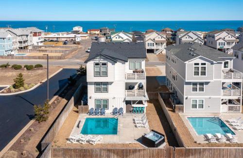 Kitty Hawk House | Beachside Retreat: Steps from Sand with Pool & Spa