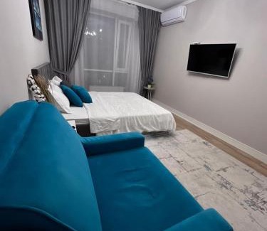 Almaty Apartment | Bright & Cozy Apartments at Abay130 - 4-Star Family Retreat