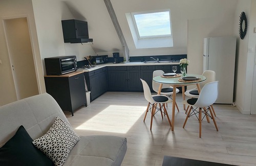 Colombelles Apartment | 10/10 Rated Studio with Kitchen and Private Access