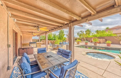 Las Vegas House | Ideal 4BR Home with Pool, Spa & Basketball Court Retreat