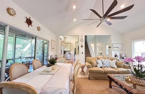 Okatie House | Ideal 4BR Island Retreat with Golf, Pool & Ocean Views