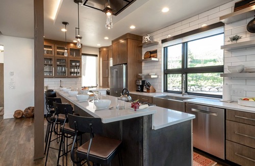 Steamboat Springs House | Guest Rated 10/10: Hilltop Chateau with Hot Tub & Views