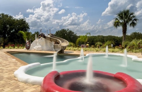 Clermont Villa | Spacious 5 Acre Estate with Pool, Splash Park & Golf!