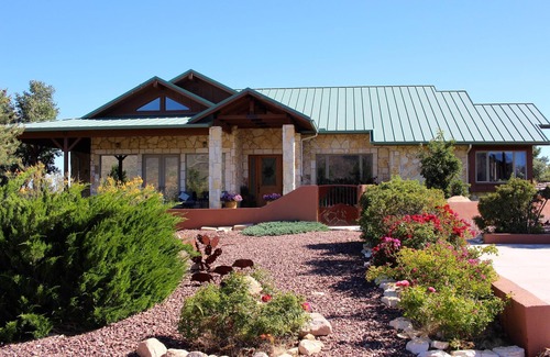Williamson House | Idyllic Horse Retreat with Mountain Sunset Views in Prescott
