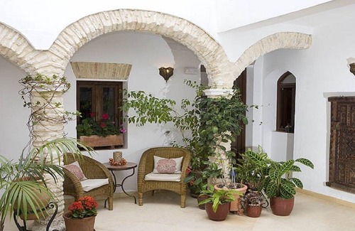 Medina-Sidonia House | Serene 5-Bedroom Andaluz Patio House with Ocean Views