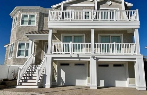 Harvey Cedars House | Spacious Bayfront Retreat with Pool, Steps from the Beach