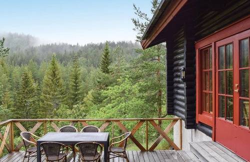 Vegarshei House | Experience a Cozy Log Cabin with Private Pool & Sauna