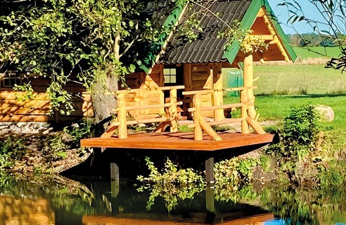 gmina Srokowo House | Relax in a Spacious Holiday Home Near the Lake with Spa
