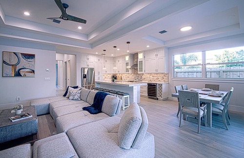 Naples Park House | Exceptional 5 Bedroom Pool & Spa Home with Ocean View