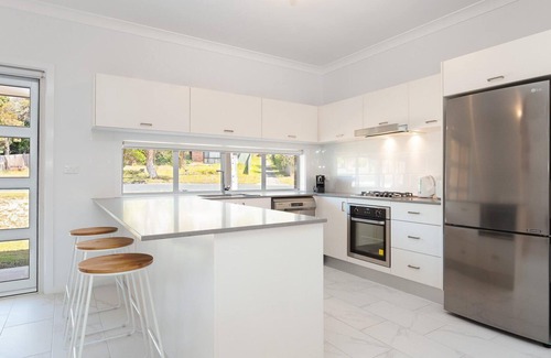 Fingal Bay House | 5 Bent Street: Family-Friendly Home with Pool & Ocean View