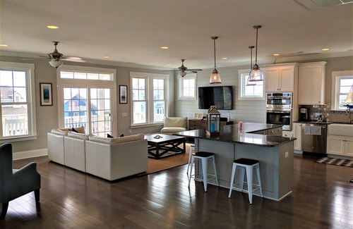 Holden Beach House | Beachfront Retreat with Private Pool & Elevator Access